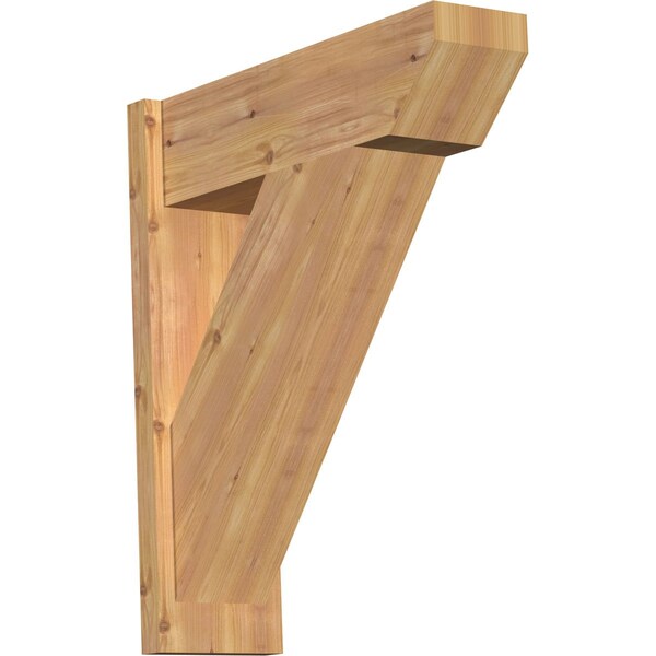 Ekena Millwork Traditional Slat Smooth Outlooker, Western Red Cedar, 7 1/2"W x 24"D x 28"H OUT08X24X28TRA06SWR - main